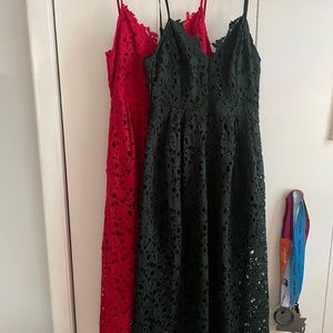 NWT ASTR the Label Lace A Line Midi dress Size M